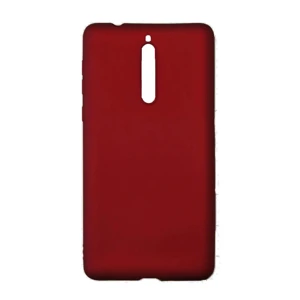 Nettech Nokia 8 Uyumlu Suide Arka Koruma Kılıf (Bordo) VR-3576