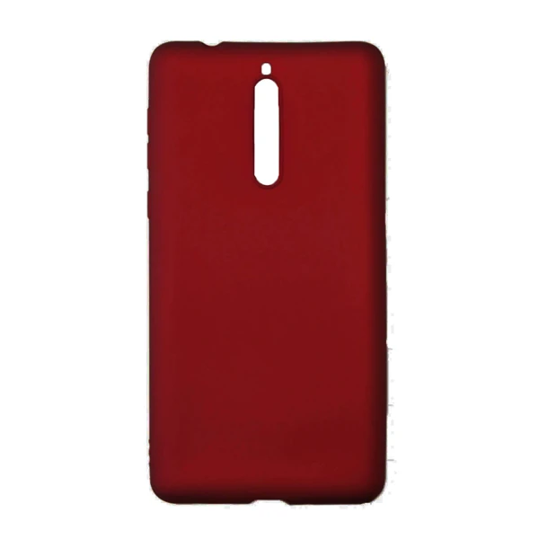 Nettech Nokia 8 Uyumlu Suide Arka Koruma Kılıf (Bordo) VR-3576 - 1