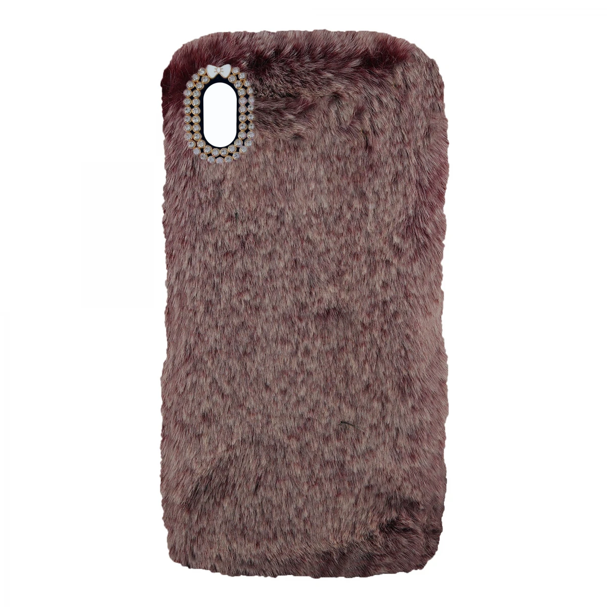 Nettech Apple iPhone XS Max Uyumlu Peluş Arka Koruma Kılıf (Kırmızı) VR-12883