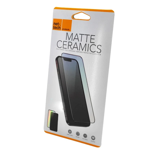 Nettech Apple iPhone 6S Uyumlu Ön Koruma Mat Seramik Nano Ekran Koruyucu (Beyaz) NT-88522 - 2