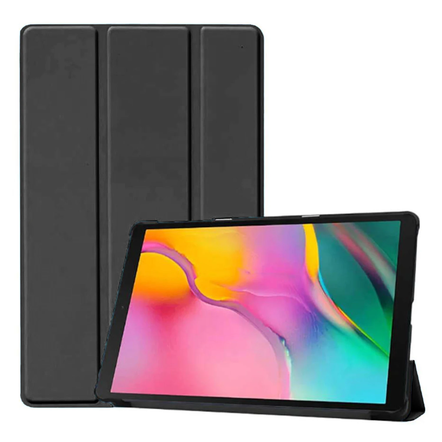 Nettech Apple iPad 2 Uyumlu Cüzdan Kapaklı Kılıf (Siyah) VR-9119