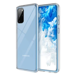 Nettech Samsung Galaxy S20 Plus Uyumlu Lüx Seri Arka Koruma Kılıf (Şeffaf) VR-20758