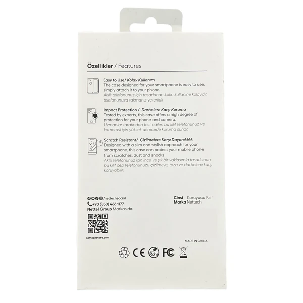 Nettech Apple iPhone 15 Pro Uyumlu NT-N043 Arka Koruma Kılıf (Gri) NT-108396 - 4