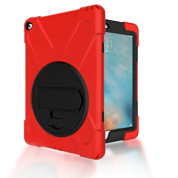 Nettech Apple iPad Air 2 Uyumlu Sport Seri Arka Koruma (Kırmızı) VR-13960 - 2