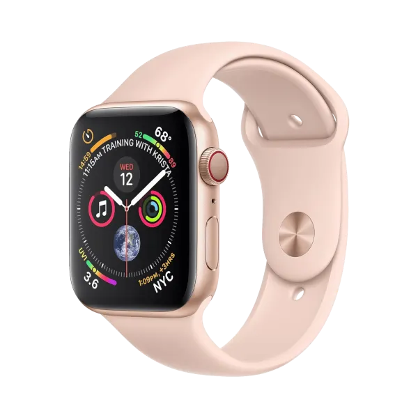 Apple Watch Series 4 - Alüminyum - 44mm - Cellular - Altın - 1
