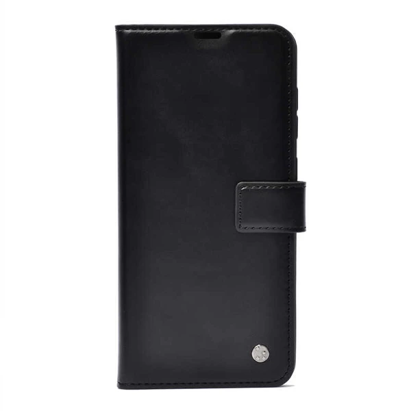 Galaxy S20 Kılıf Zore Kar Deluxe Kapaklı Kılıf - Siyah - 1
