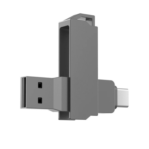 Verico TDDY63 64 Gb USB+Type-C Flash Bellek (Gümüş) NT-95990 - 2