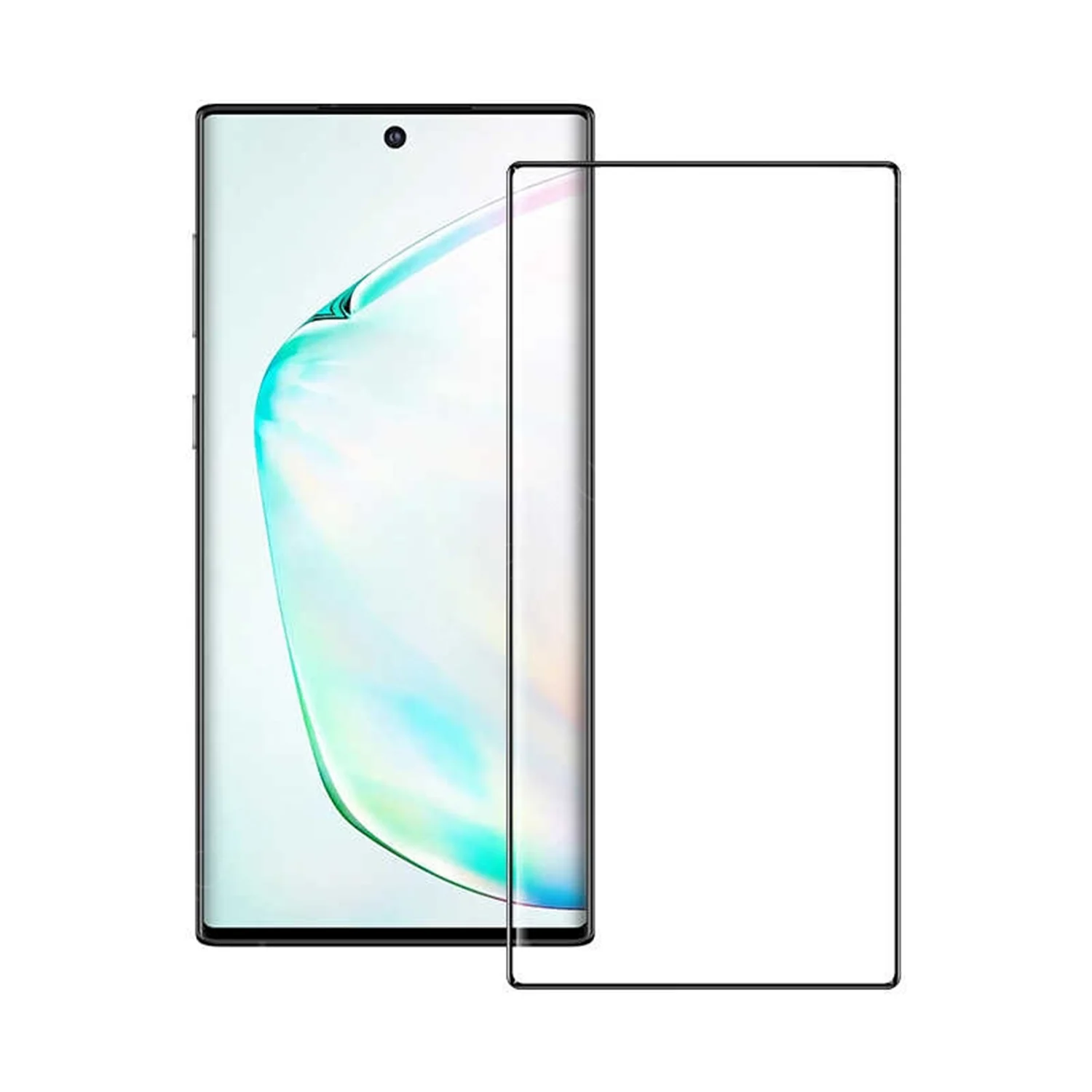 Nettech Samsung Galaxy S10 Lite Uyumlu Ön Koruma Seramik Nano Ekran Koruyucu (Siyah) NT-80297