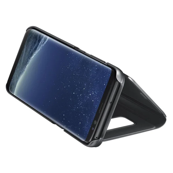 Nettech Apple iPhone 11 Pro Uyumlu Clear View Aynalı Kapaklı Kılıf (Siyah) NT-85517 - 3