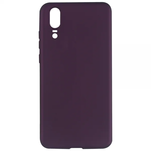 Nettech Huawei P20 Uyumlu Suide Arka Koruma Kılıf (Mürdüm) VR-3157 - 1
