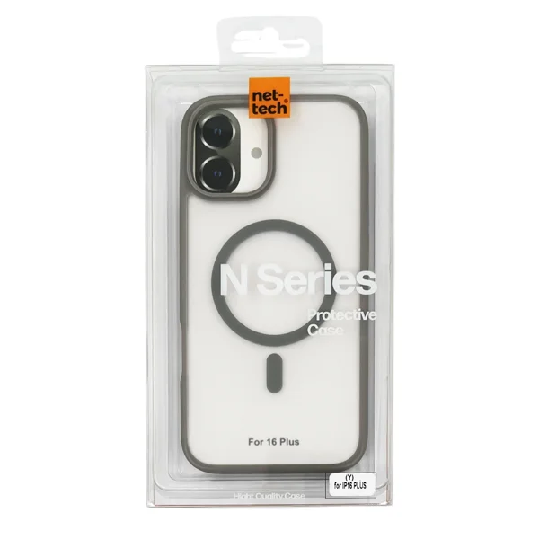 Nettech Apple iPhone 16 Plus Uyumlu NT-N057 Arka Koruma Kılıf (Gri) NT-111006 - 3