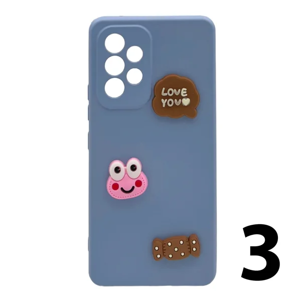 Nettech Samsung Galaxy A53 Uyumlu Maskot Seri Arka Koruma Kılıf (Karışık Renk) NT-106208 - 3