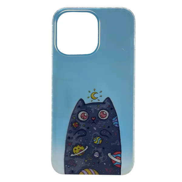 Nettech Apple iPhone 14 Pro Max Uyumlu Hologram Baskılı Arka Koruma Kılıf (Çeşitli Desen) NT-103738 - 2