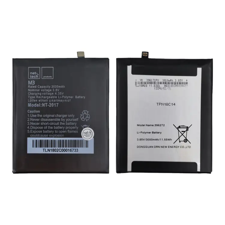Teknonet Casper Via M3 Uyumlu Nettech 3000 MAh Batarya NT-85723