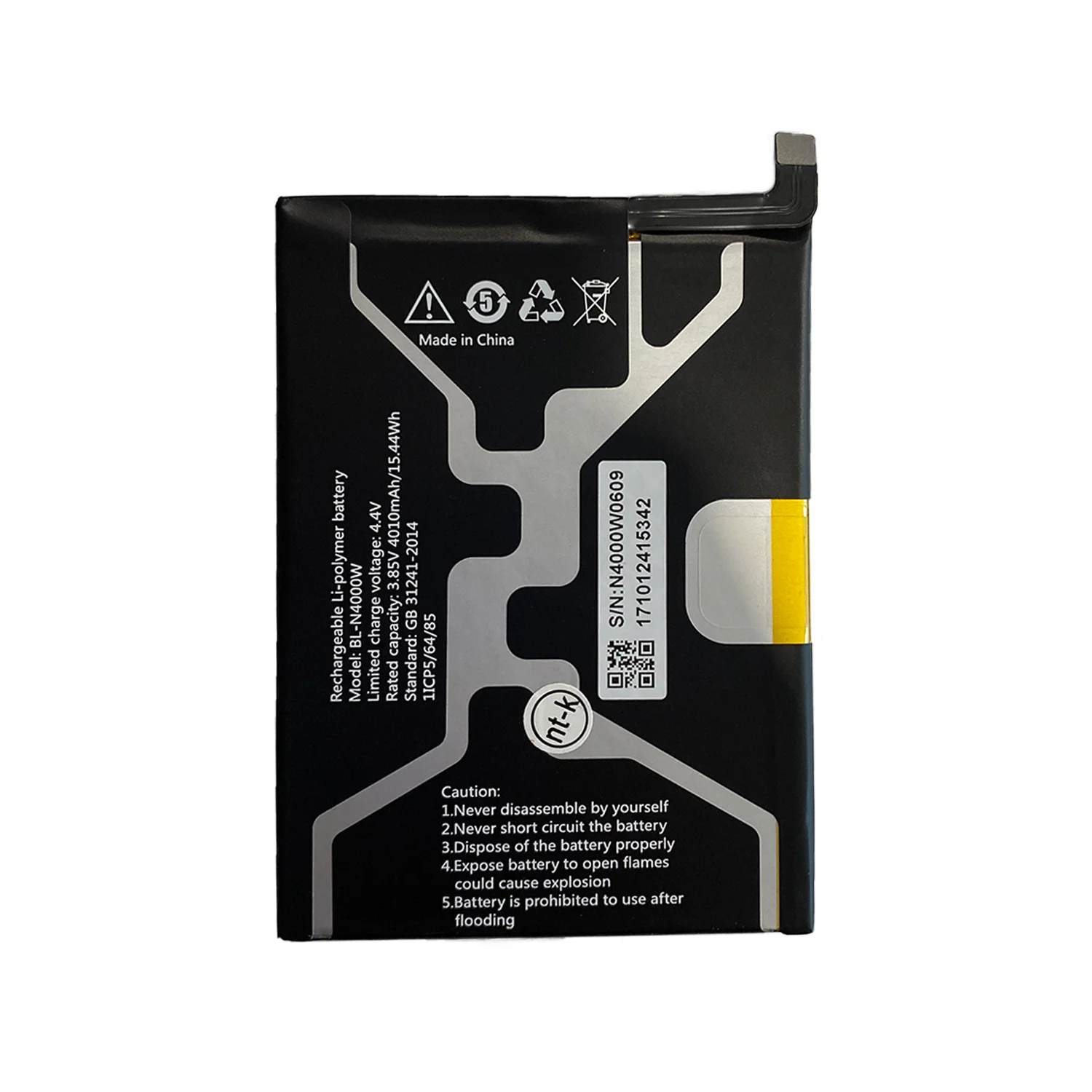 Teknonet Casper Via G1 Plus Uyumlu Casper 1ICP56485 3400 mAh Batarya NT-82598