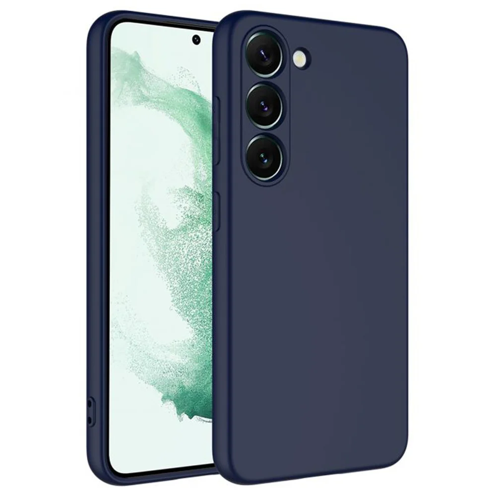 Nettech Samsung Galaxy S23 Plus Uyumlu Lansman Seri Arka Koruma Kılıf (Lacivert) NT-100655