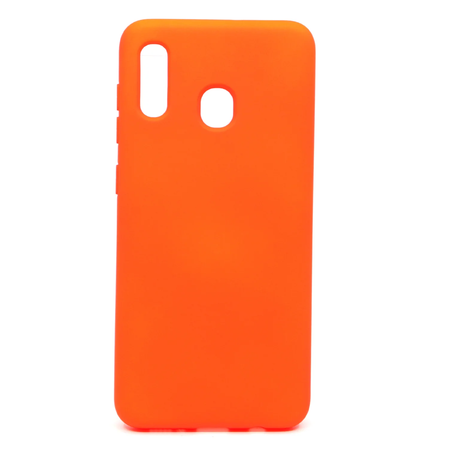 Nettech Samsung Galaxy A20 Uyumlu Nano Arka Koruma Kılıf (Turuncu) NT-80959