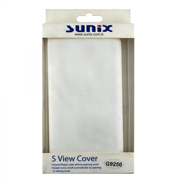 Nettech Samsung Galaxy G925 S6 Edge Uyumlu Cüzdan Kapaklı Kılıf (Beyaz) VR-2277 - 2