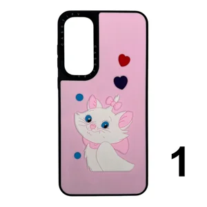 Nettech Samsung Galaxy A15 Uyumlu Casetify Kabartmalı Arka Koruma Kılıf (Karışık Renk) NT-112030