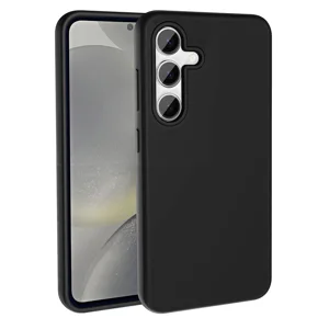 Galaxy S24 Plus Kılıf Magsafe Şarj Özellikli Sıvı Teknolojili Silinebilir Sert Zore Kivi Kapak - Siyah