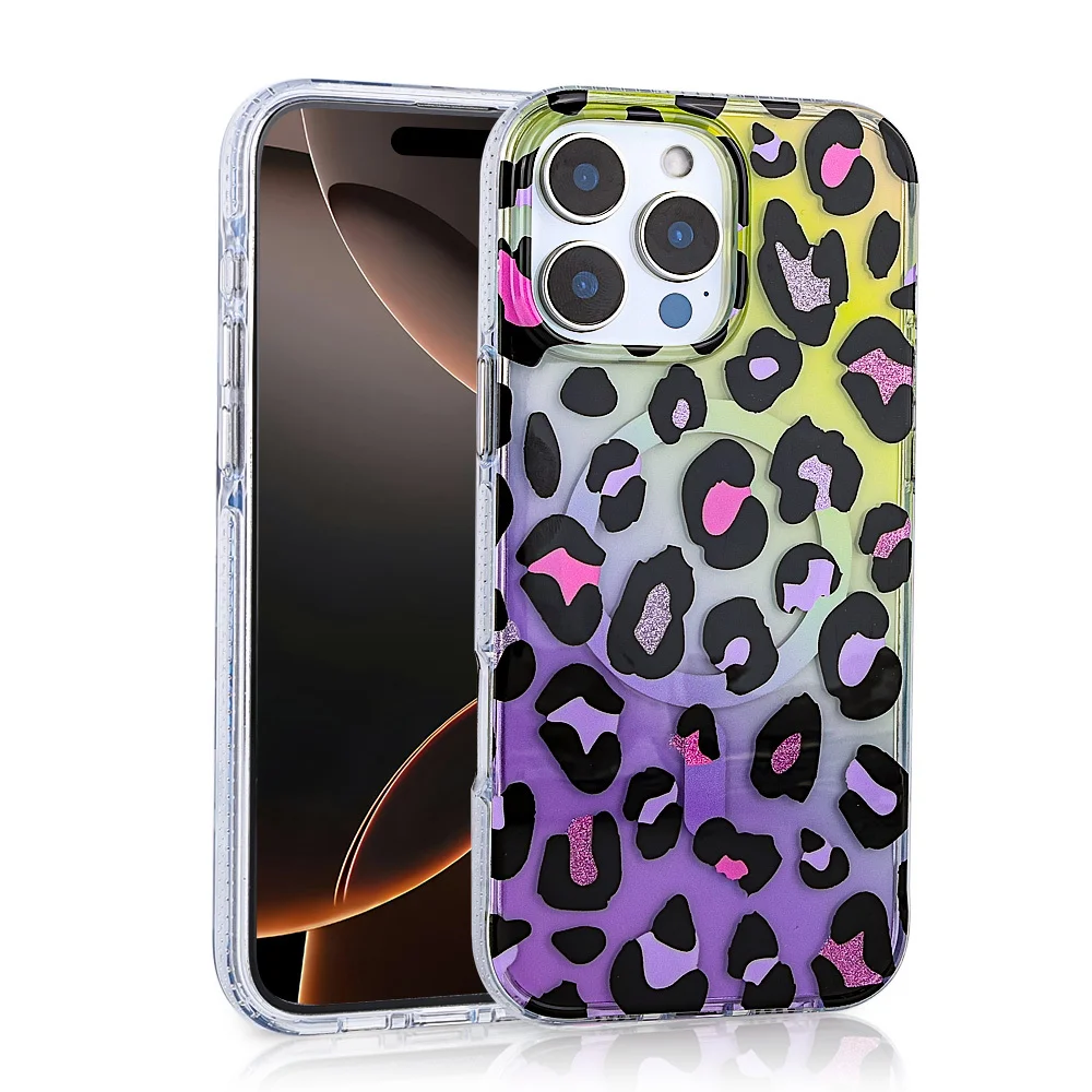 Apple iPhone 16 Pro Max Kılıf Magsafe Şarj Özellikli Zore Jago Kapak - Colorful