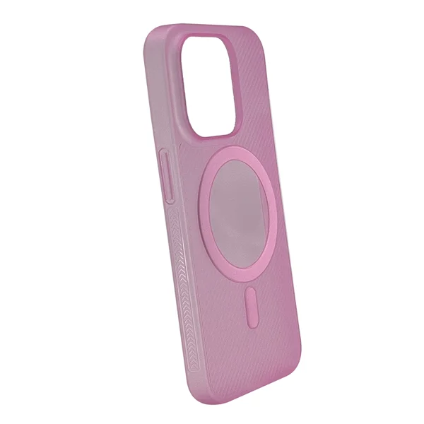 Nettech Apple iPhone 15 Pro Max Uyumlu NT-N010 Slim Magsafe Arka Koruma Kılıf (Pembe) NT-104514 - 2