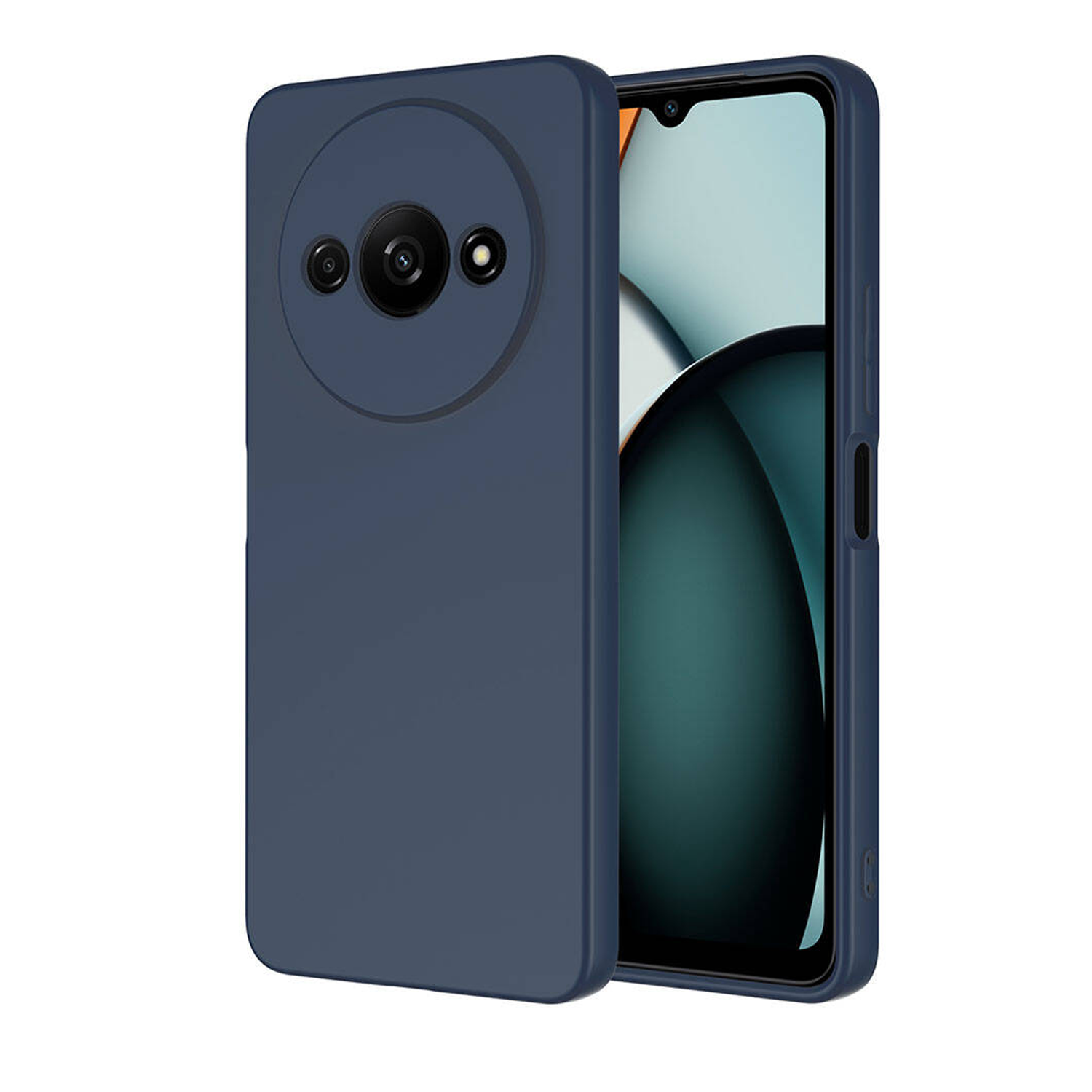 Nettech Xiaomi Redmi A3 4G 2024 Uyumlu Trend Seri Arka Koruma Kılıf (Lacivert) NT-110778