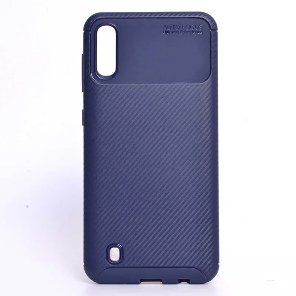 Galaxy M10 Kılıf Zore Negro Silikon Kapak - Lacivert - 1