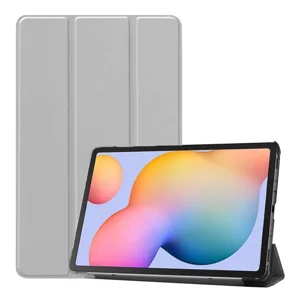 Galaxy Tab S6 Lite P610 Zore Smart Cover Standlı 1-1 Kılıf - Gri