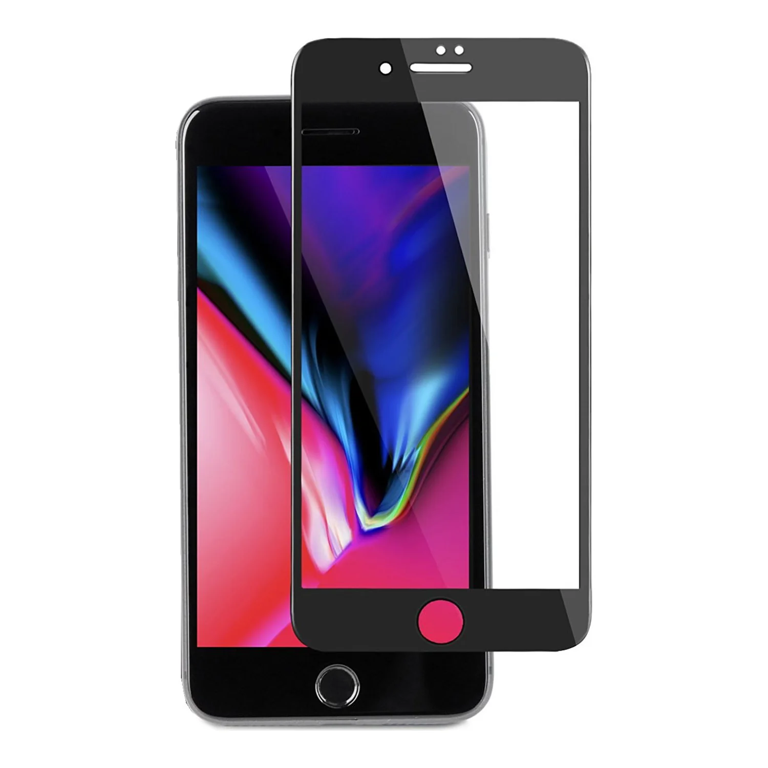 Nettech Apple iPhone 6S Uyumlu Ön Koruma Mat Seramik Nano Ekran Koruyucu (Siyah) NT-88521
