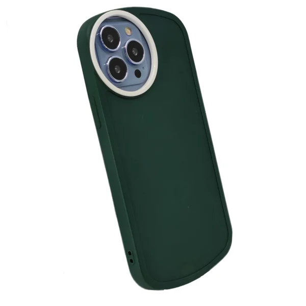 Nettech Apple iPhone 13 Pro Max Uyumlu Silindir Camera Seri Arka Koruma Kılıf (Yeşil) NT-95084 - 2