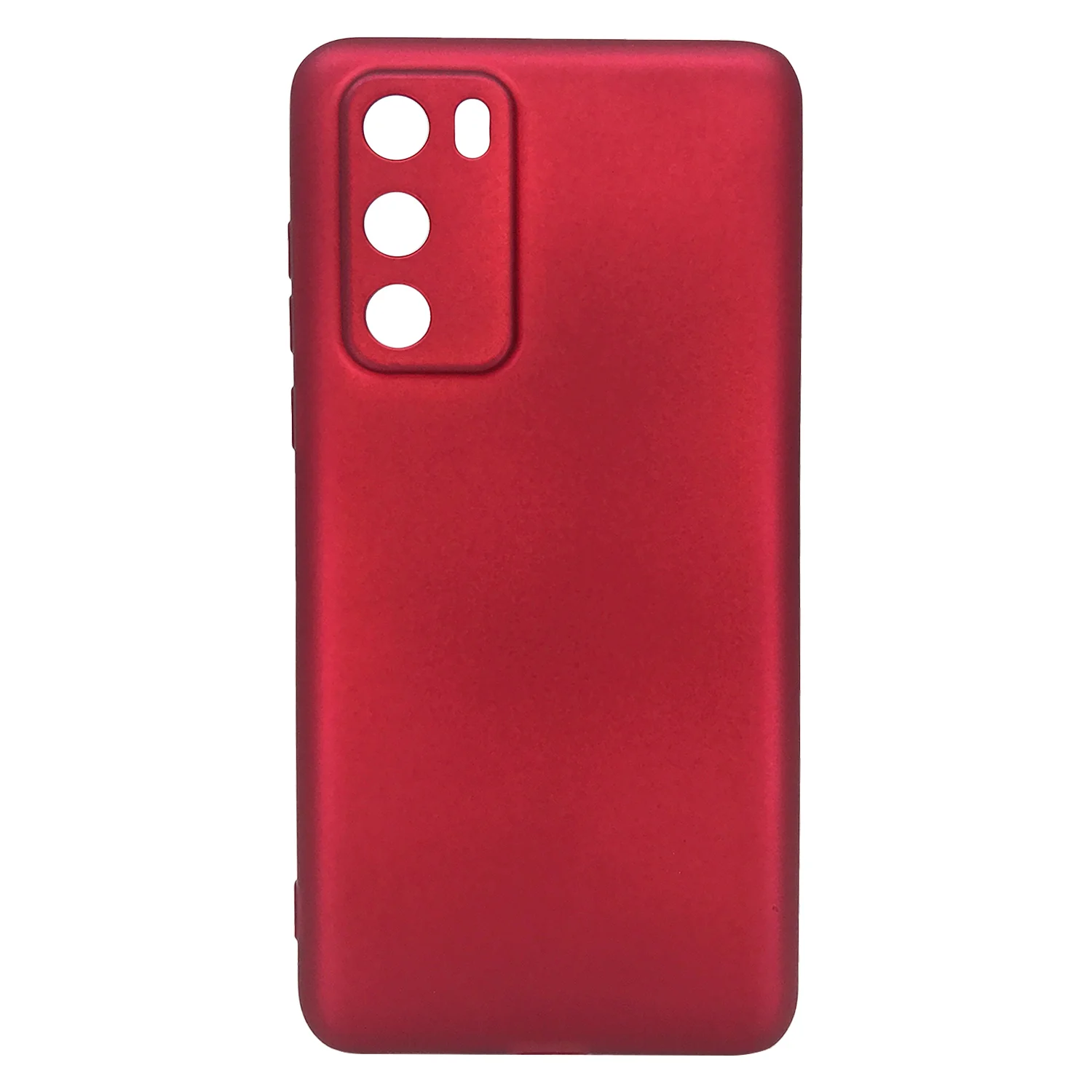 Nettech Huawei P40 Uyumlu Suide Arka Koruma Kılıf (Kırmızı) NT-83563
