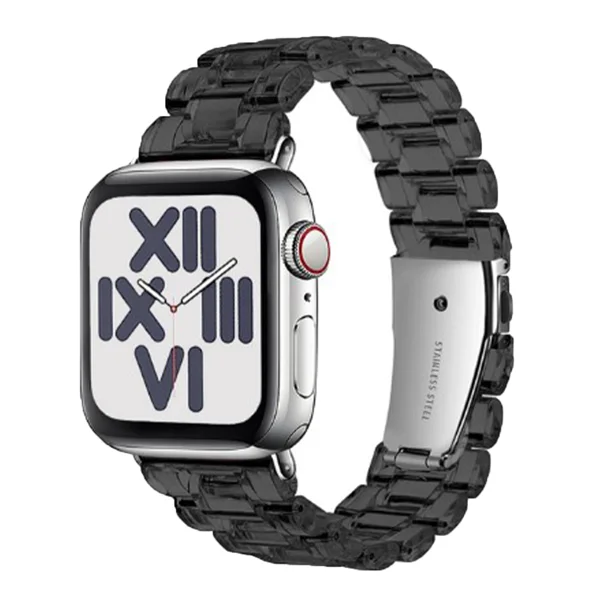 Nettech Apple Watch Seri 44/42 mm Uyumlu Kasa Korumalı Kordon (Siyah) NT-103000 - 2