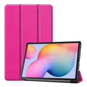 Galaxy Tab S7 FE LTE (T737-T736-T733-T730) Zore Smart Cover Standlı 1-1 Kılıf - Pembe