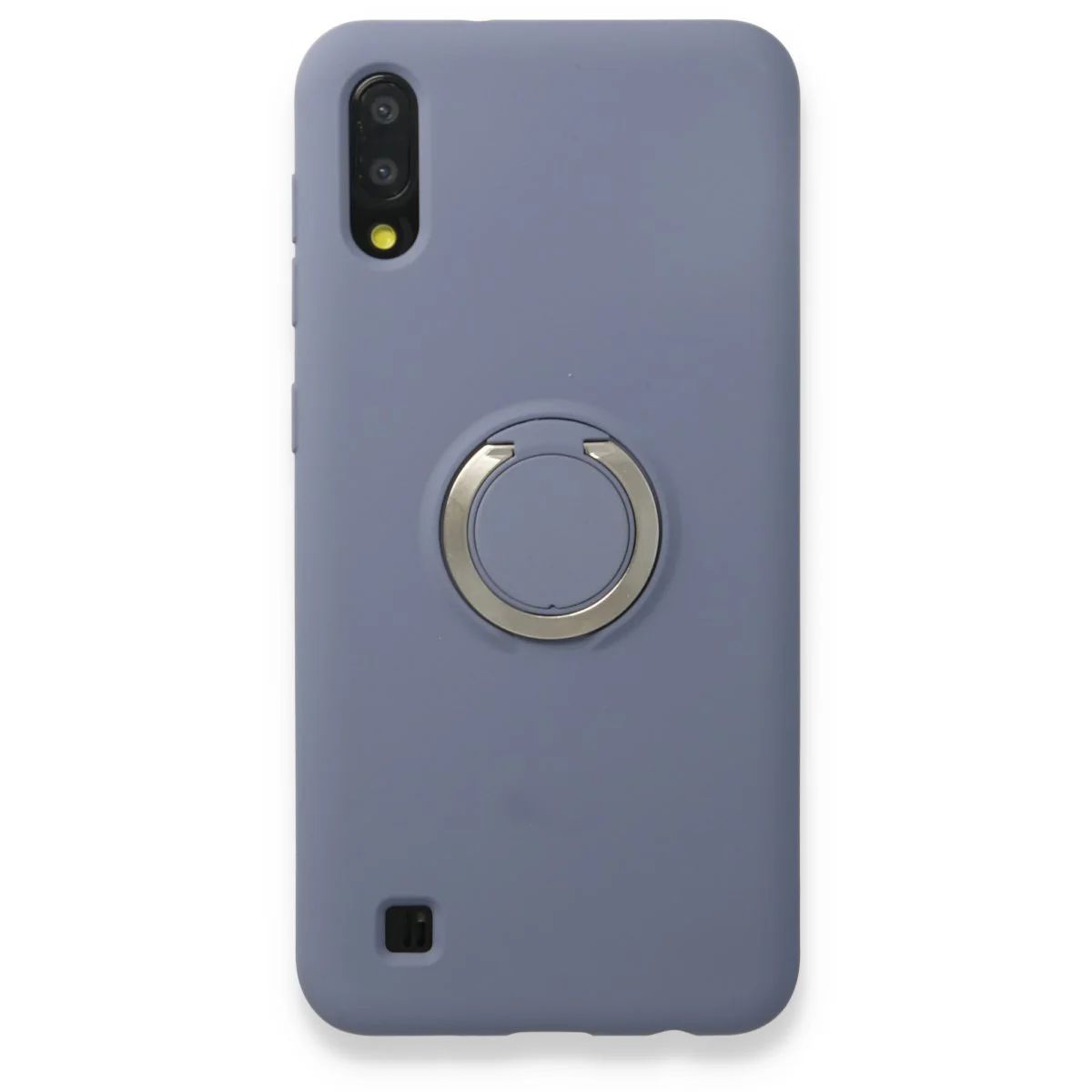 Nettech Samsung Galaxy A10 Uyumlu Nano Ring Arka Koruma Kılıf (Gri) VR-15221