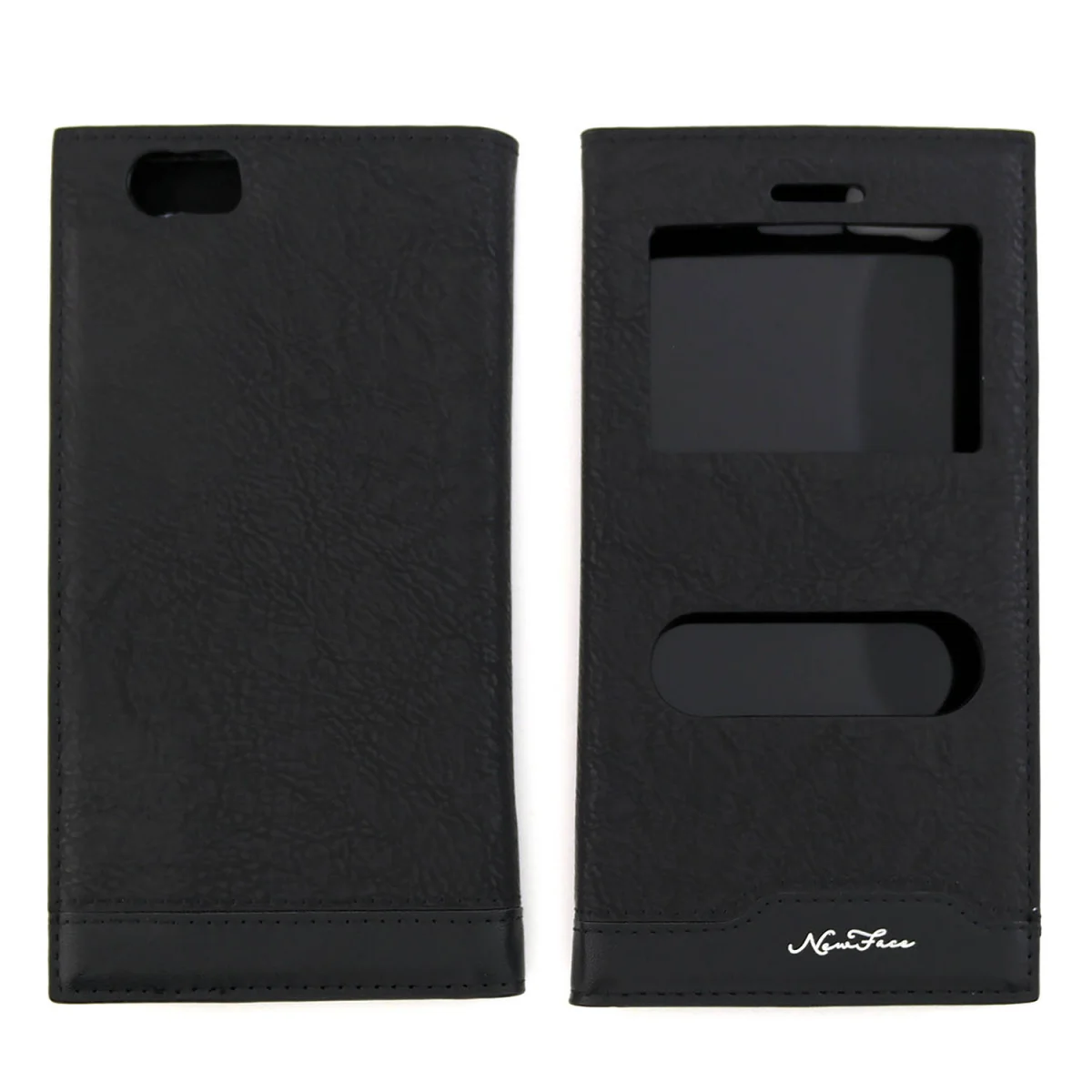 Nettech Vestel Venüs 5070 Uyumlu Pencereli Kapaklı Kılıf (Siyah) VR-1802