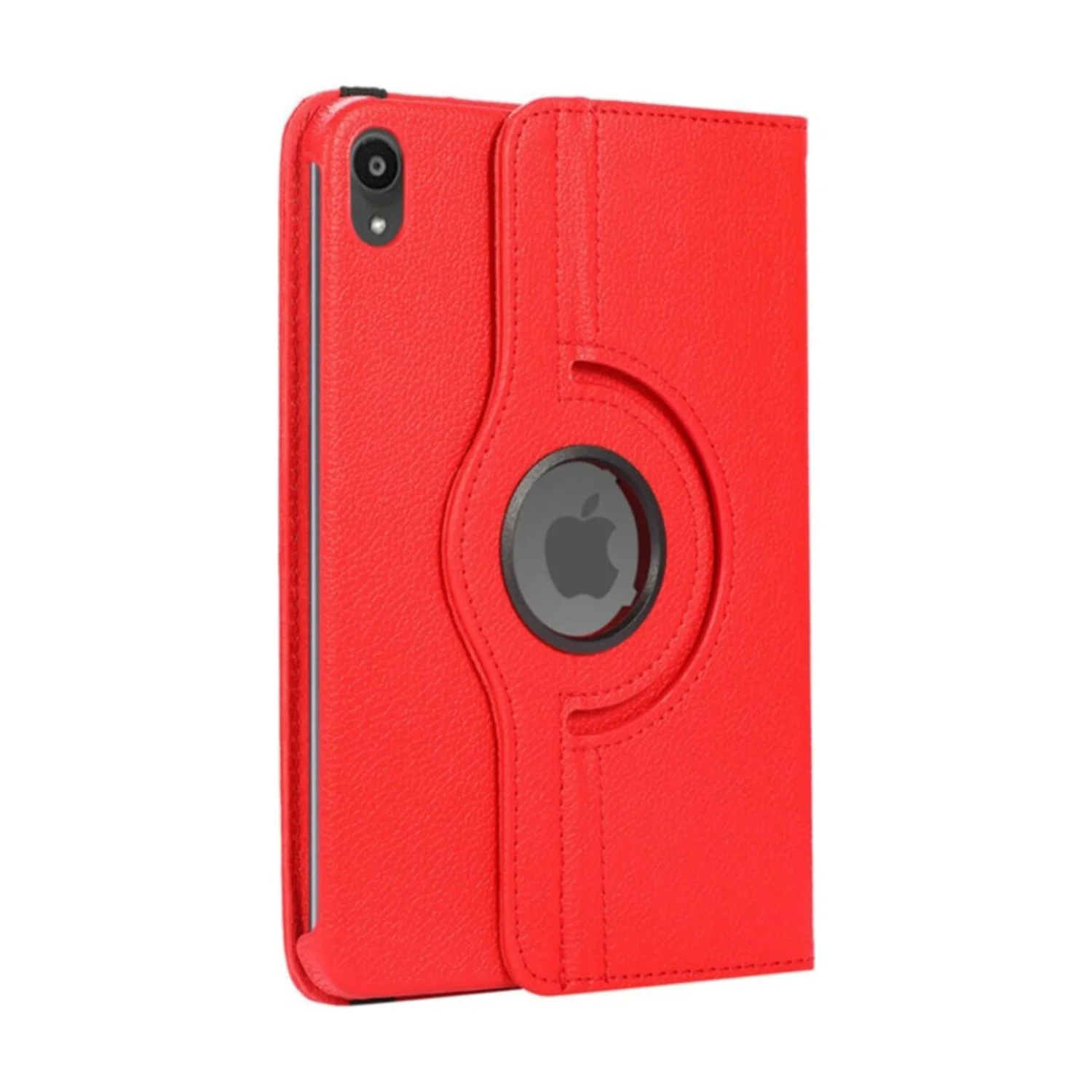 Nettech Apple iPad Mini 6 (MK8C3TU/A) Uyumlu 360 Kapaklı Kılıf (Kırmızı) NT-92970