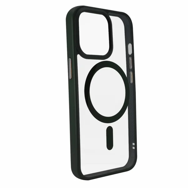 Nettech Apple iPhone 13 Pro Uyumlu Orjin Case MagSafe Manyetik Arka Koruma Kılıf (Yeşil) NT-94742 - 2