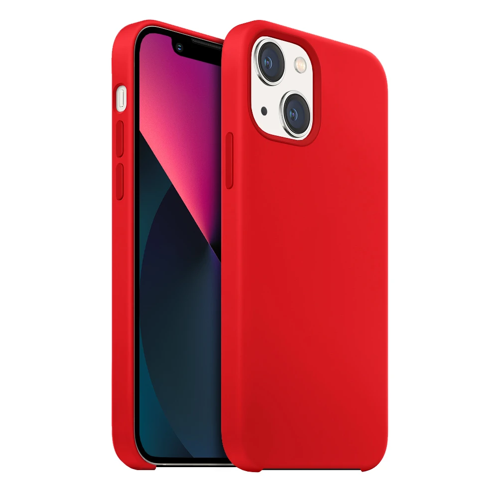 Buff İPhone 13 Mini Rubber Fit Kılıf Red