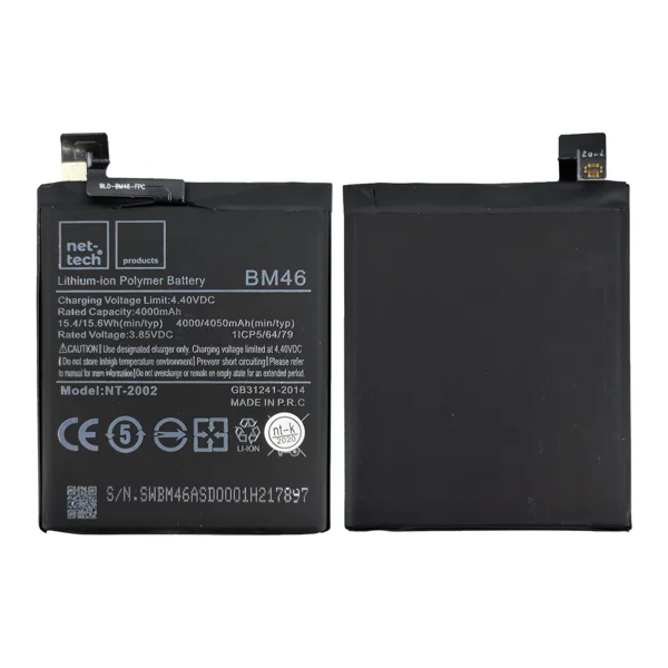 Teknonet Xiaomi Redmi Note 3 Uyumlu Nettech BM46 4000 MAh Batarya NT-82581 - 1