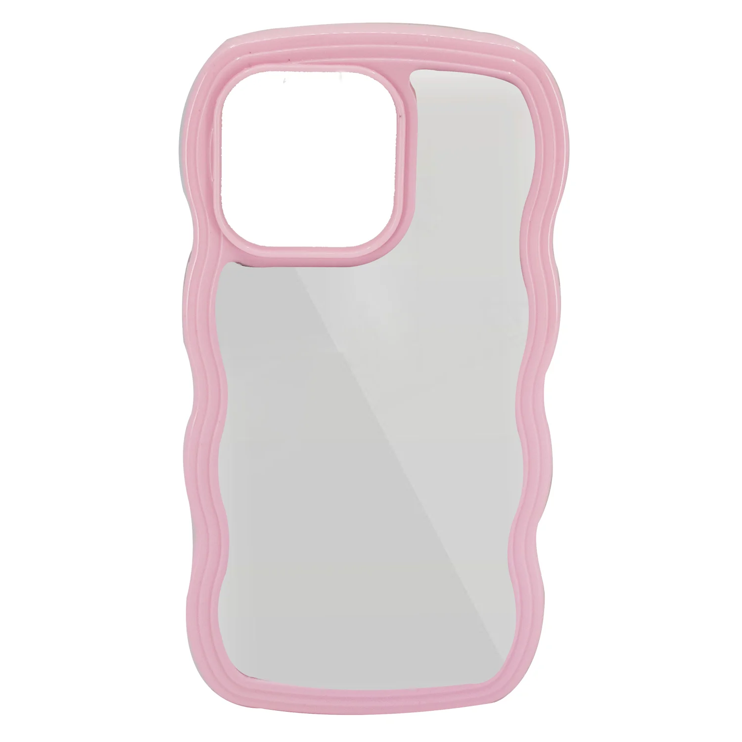 Nettech Apple iPhone 13 Pro Uyumlu Aynalı Seri Arka Koruma Kılıf (Pembe) NT-96290