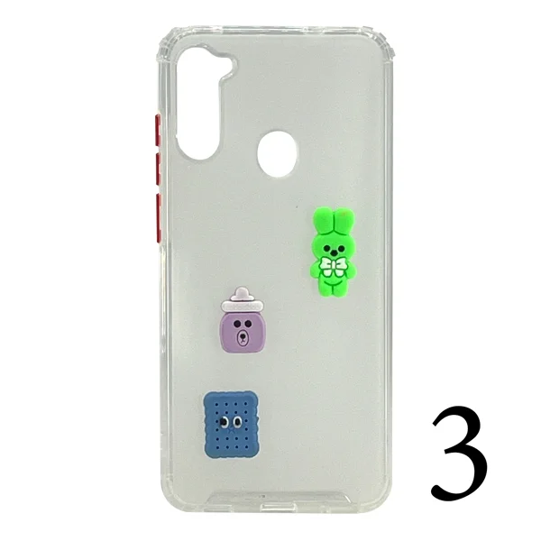 Nettech Samsung Galaxy A11 Uyumlu Maskot Seri Arka Koruma Kılıf (Şeffaf) NT-106284 - 3