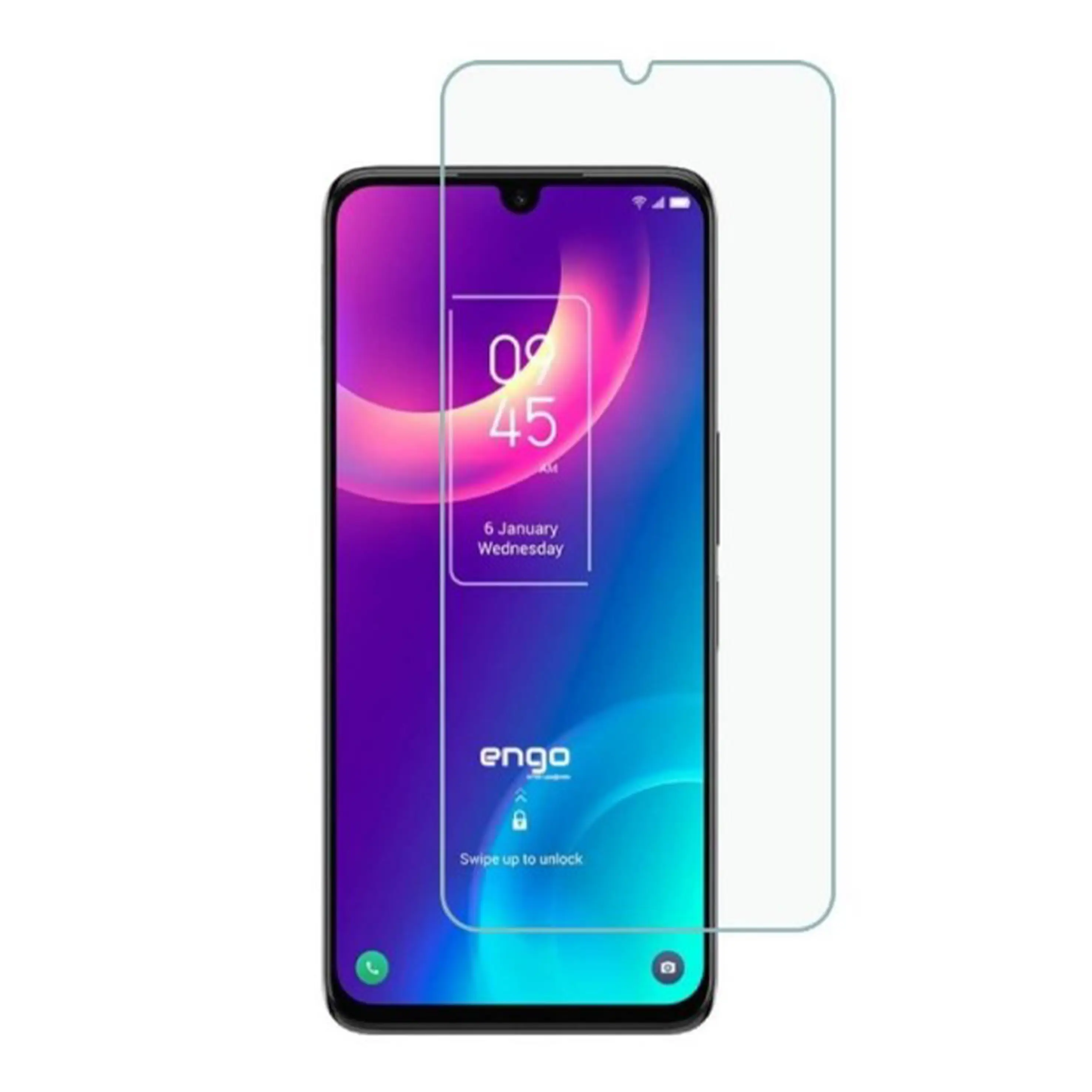 Nettech Tcl 30 Uyumlu Ön Koruma Cam Ekran Koruyucu (Şeffaf) NT-102830