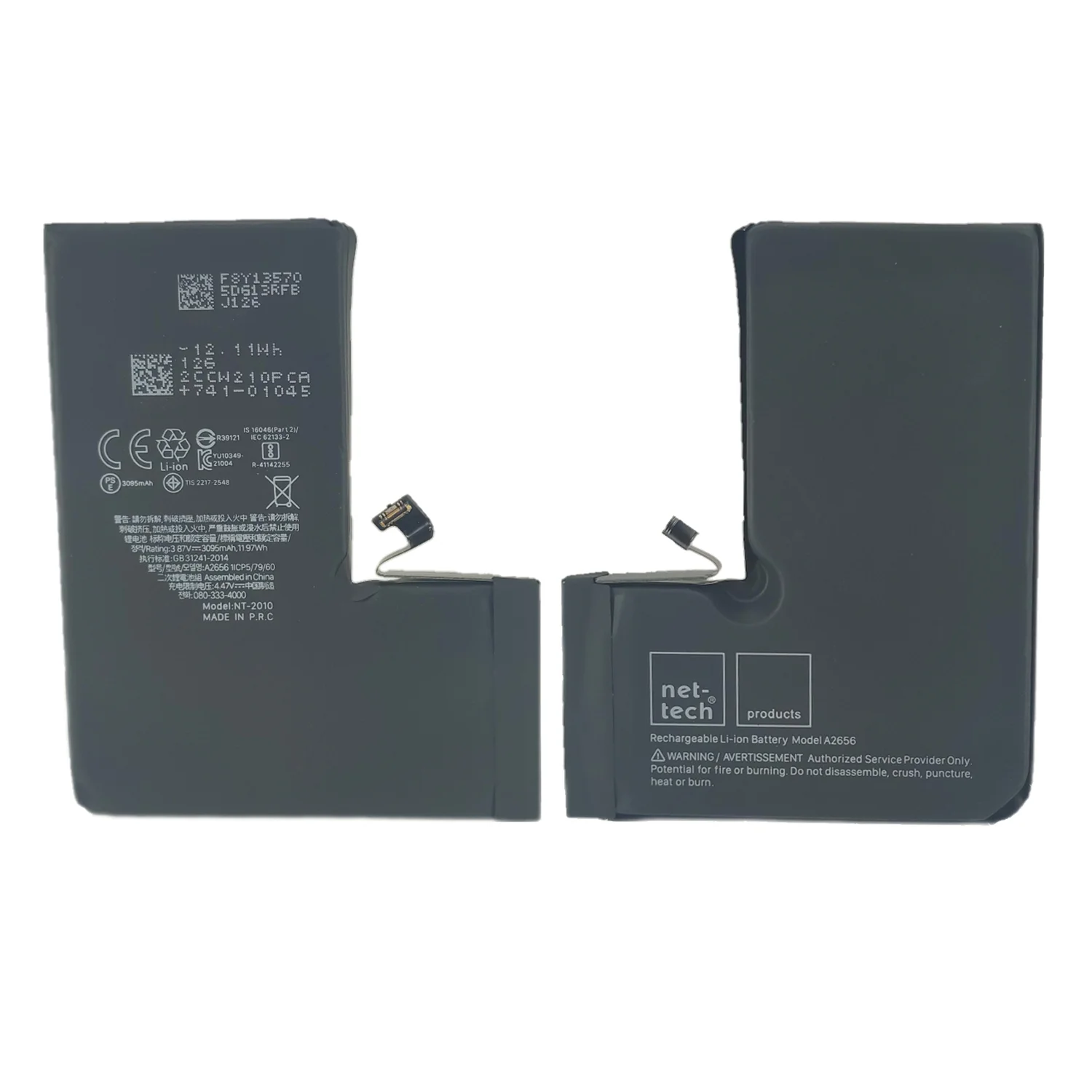 Teknonet Apple iPhone 13 Pro Uyumlu Nettech NT-93108 Batarya NT-93108