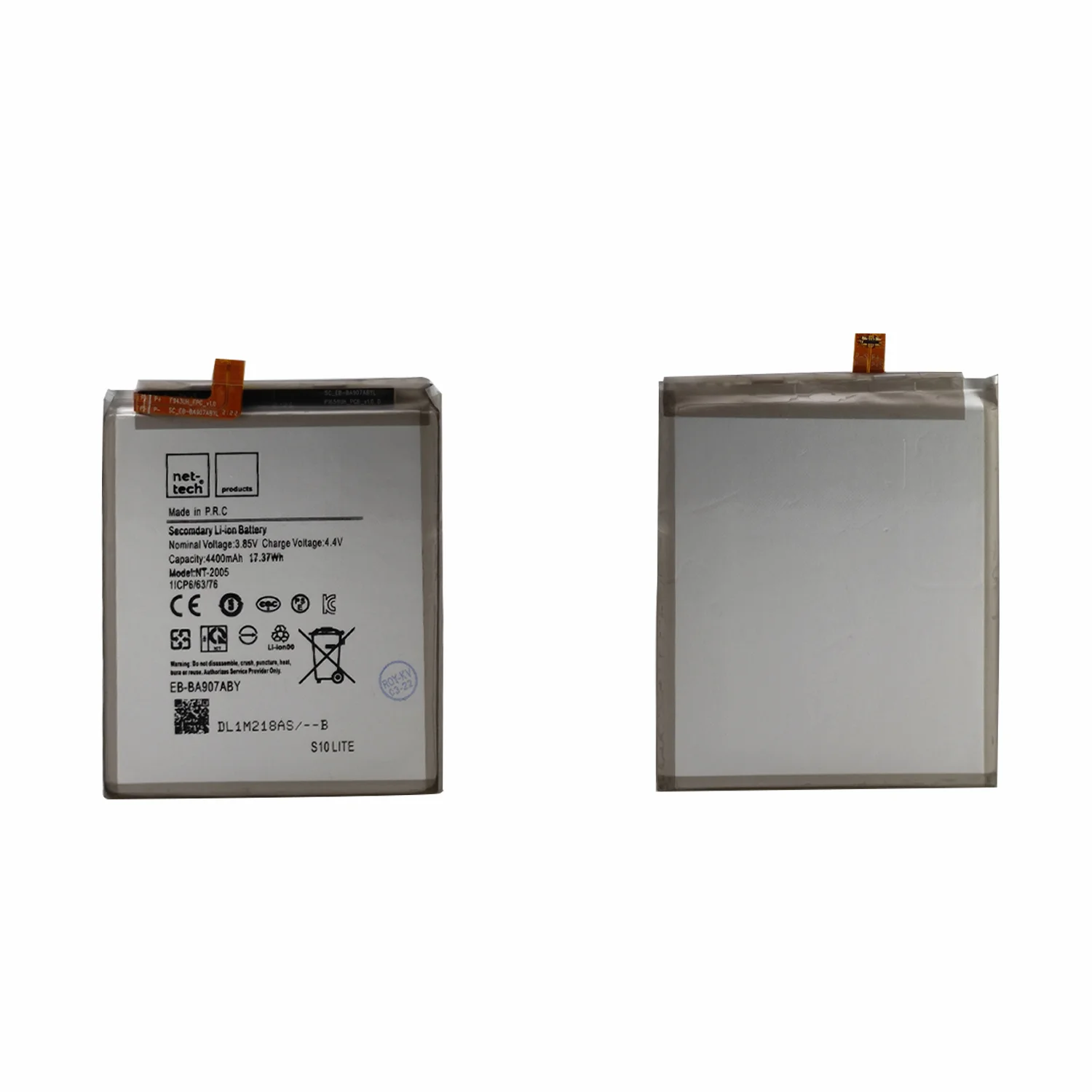 Teknonet Samsung Galaxy S10 Lite Uyumlu Nettech 4400 mAh Batarya NT-93175