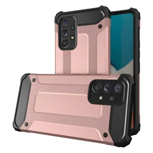 Galaxy A73 Kılıf Zore Crash Silikon Kapak - Rose Gold