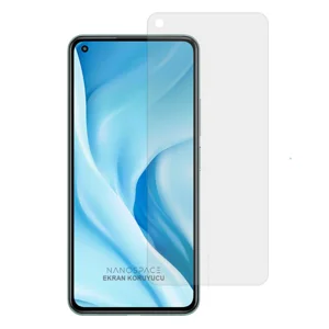 Nettech Xiaomi Mi 11 Pro Uyumlu Ön Koruma Polymer Nano Ekran Koruyucu (Siyah) NT-88610