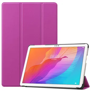 Huawei MatePad T10 Zore Smart Cover Standlı 1-1 Kılıf - Pembe