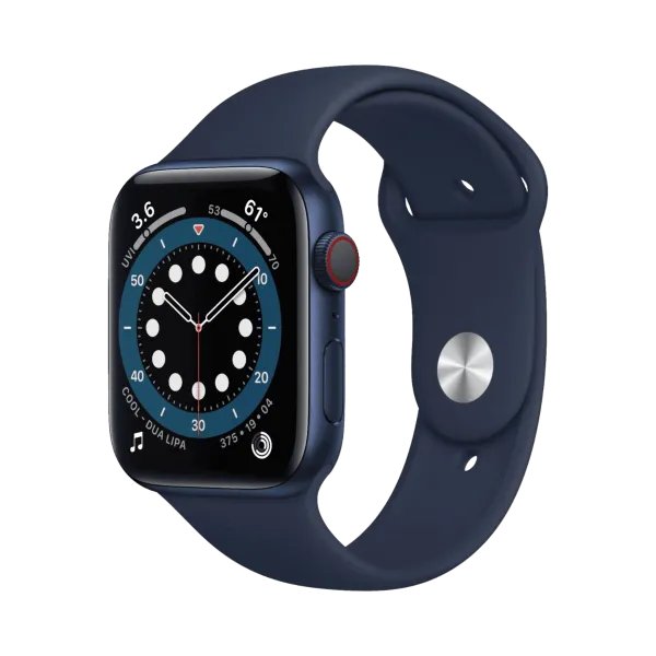 Apple Watch Series 6 - Alüminyum - 44mm - Cellular - Mavi - 1