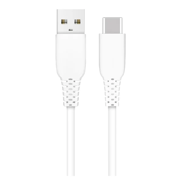 Nettech NT-DC07 Plastik 100 Cm Type-C Şarj ve Data Kablosu (Beyaz) NT-DC07